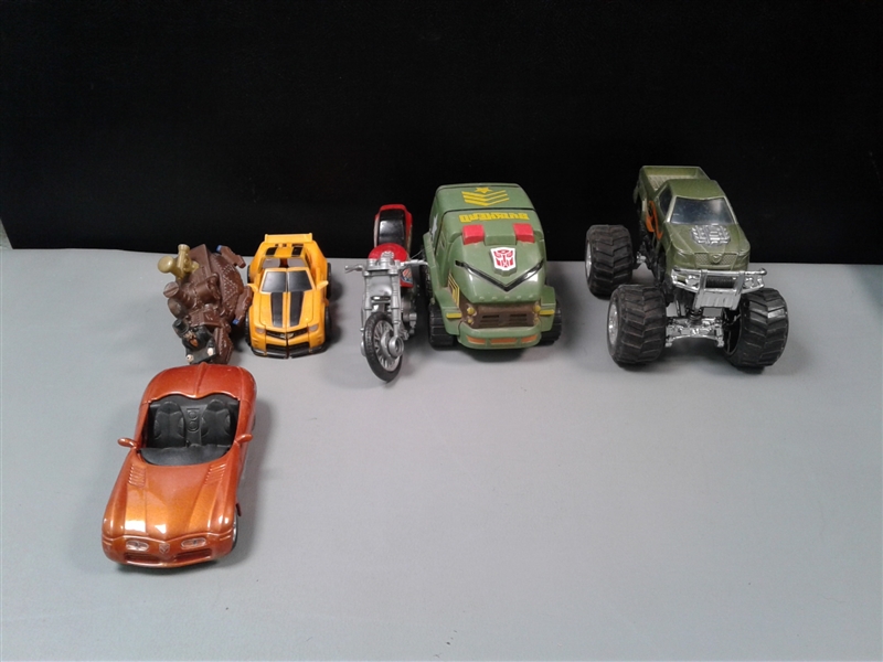 Large Lot of Children's Toys- Cars, Trains, Characters, Laser Etc.
