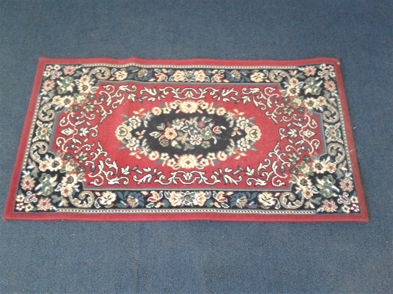 2x3 Red Floral Rug