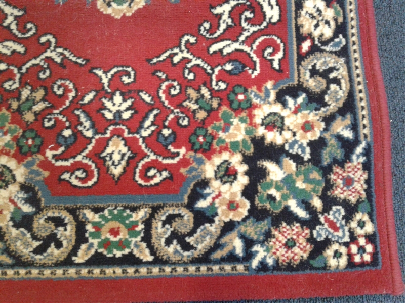 2x3 Red Floral Rug