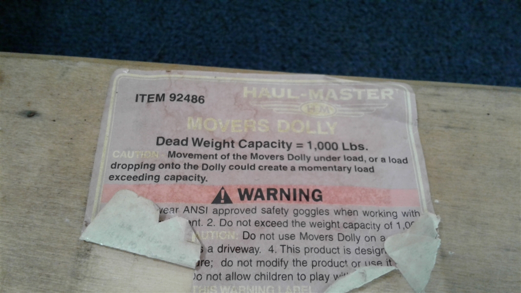 Haul Master Movers Dolly