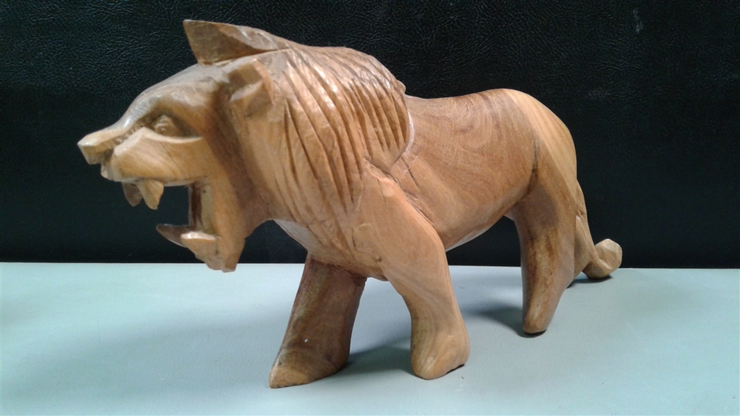 Wood Carved African Animals