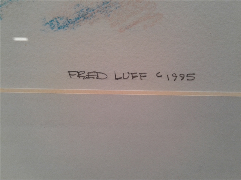 Framed Fred Luff Signed Numbered Print