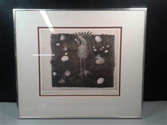 Matted & Framed, Signed & Numbered "Another Morning" Original Etching