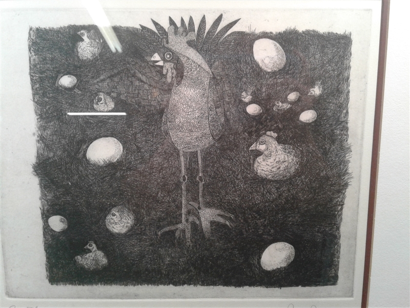 Matted & Framed, Signed & Numbered Another Morning Original Etching