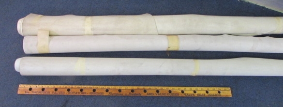 3- 55 Wide Partial Rolls of Upholstery Fabric