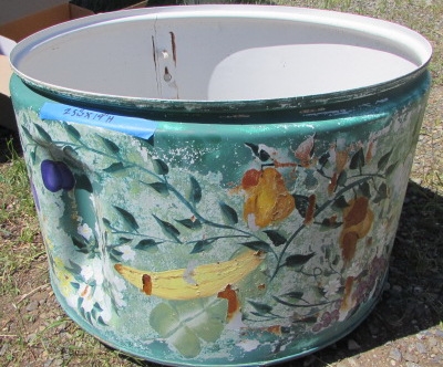 Hand Painted 25 Barrel for Planter