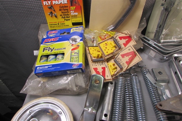 Springs, Hardware, Fly & Mouse Traps, and more