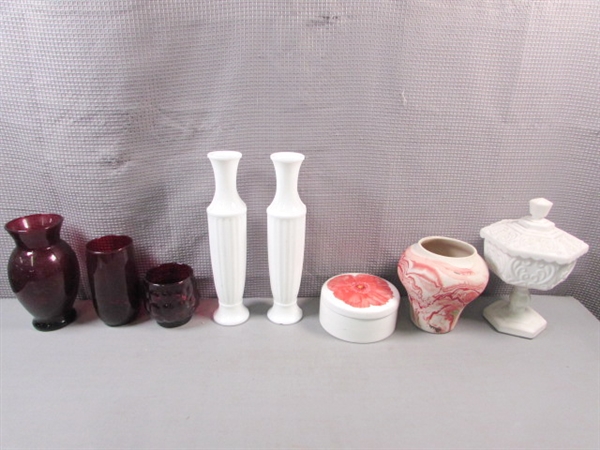 Studio Nova, Pottery, Red Glass And More