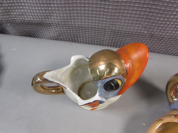 Vintage Carnival Glass & Lusterware