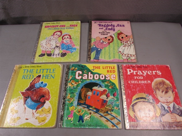 Set of 22 Vintage Little Golden Books