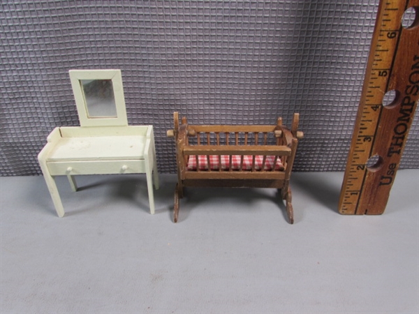 Large Collection of Doll House Furniture