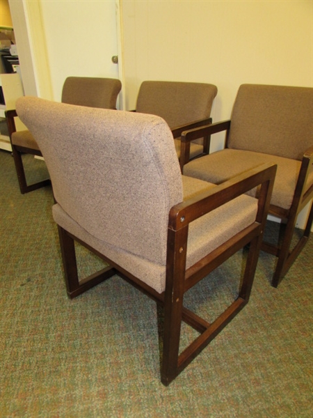 4 UPHOLSTERED CHAIRS