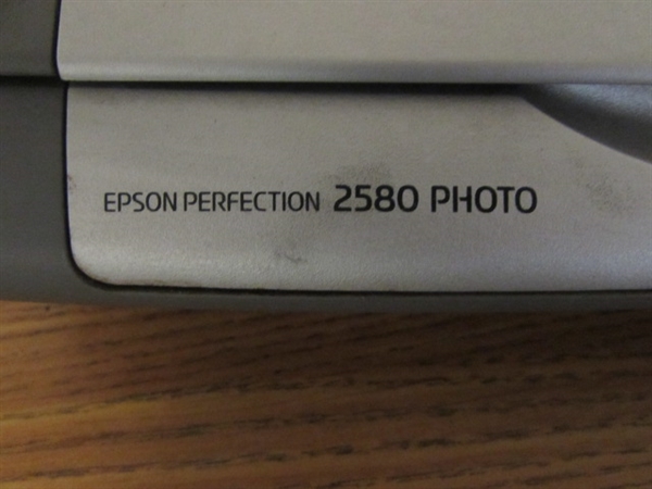 2 EPSON FLATBED PHOTO SCANNERS