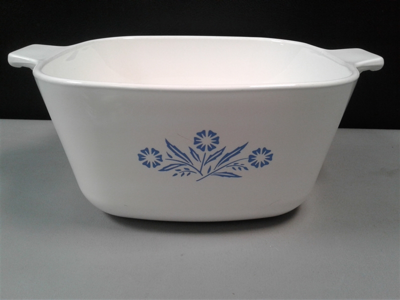 Discontinued Cornflower-Blue Corningware- 5 Pcs