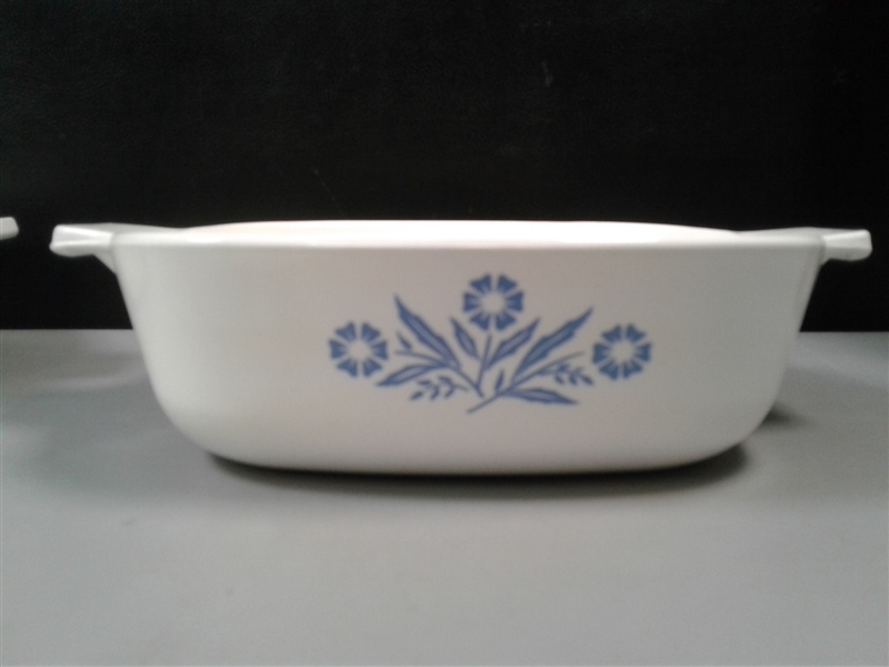 Discontinued Cornflower-Blue Corningware- 5 Pcs