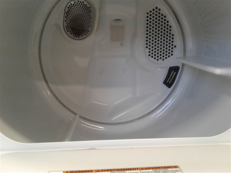 7.0 cu. ft. 240-Volt White Electric Vented Dryer with AccuDry