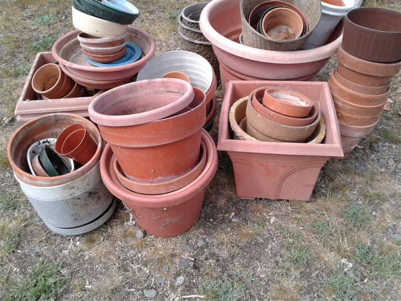 Over 40 Planter Pots And Bases 