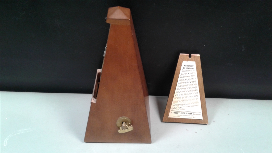 Vintage Seth Thomas Wood Metronome #10