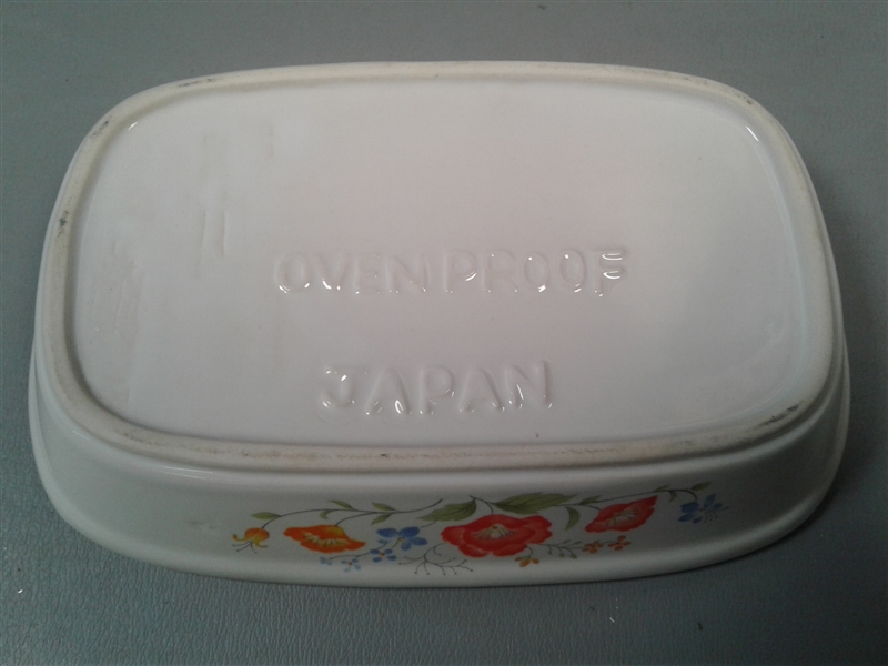 Rare VTG Japan Oven Proof Small Baking Dishes Set of 4