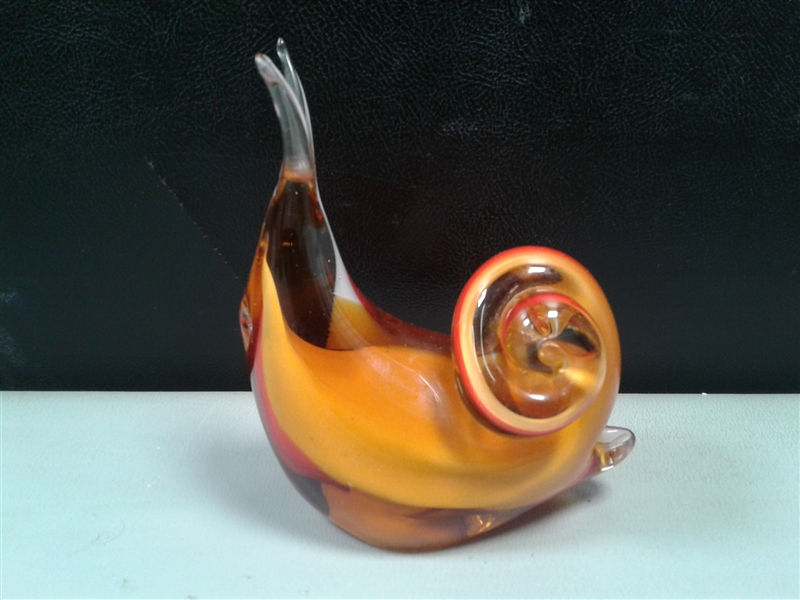 Hand Blown Murano Glass, Shell and Stonecraft