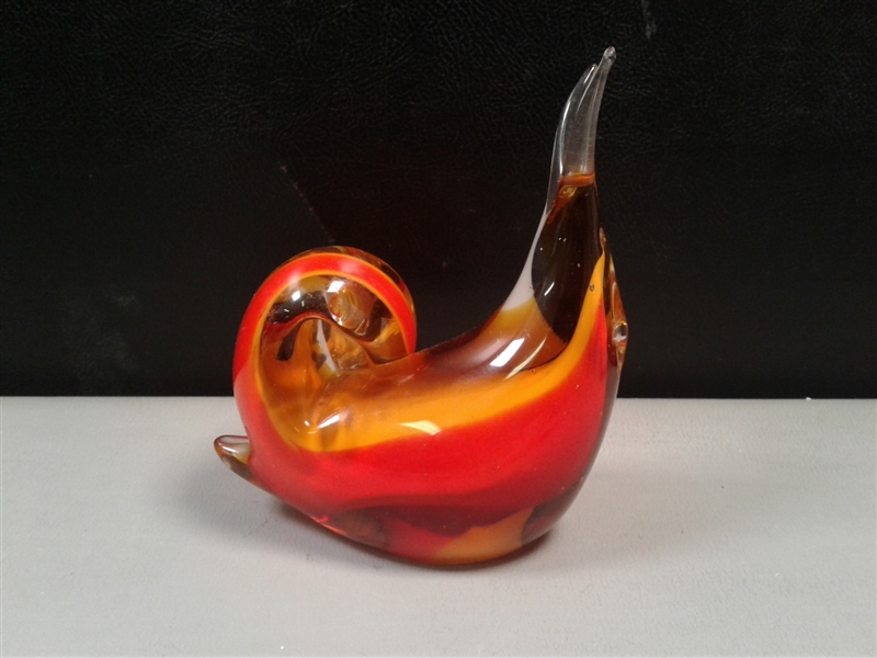 Hand Blown Murano Glass, Shell and Stonecraft