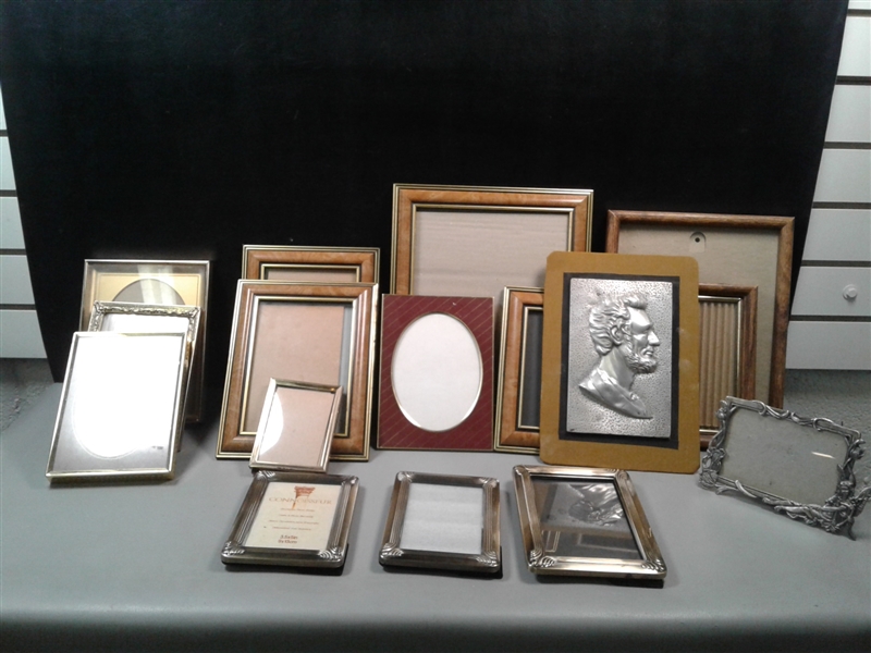 Picture Frames & Abraham Lincoln Plaque