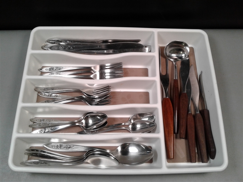 Oneida My Rose Stainless Flatware, Organizer & More