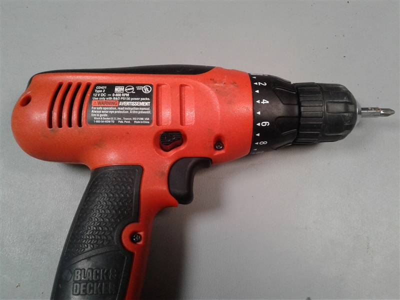 Black &Decker Cordless Drill 