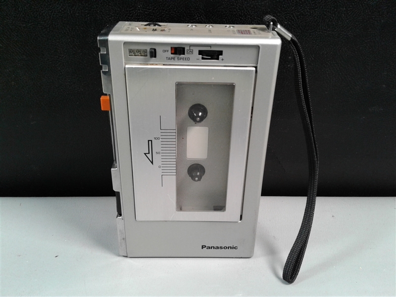 Vintage Panasonic Portable Cassette Tape Recorder