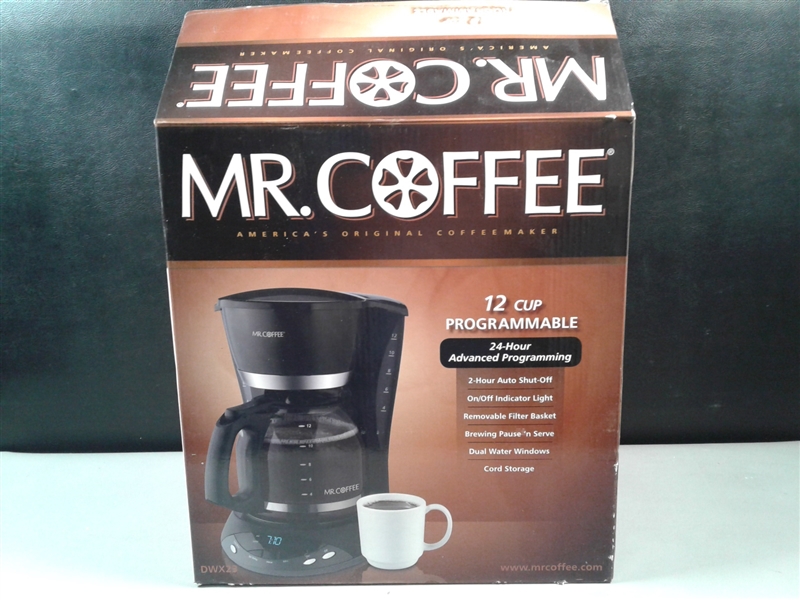 New- Mr. Coffee 12 Cup Programmable Coffeemaker