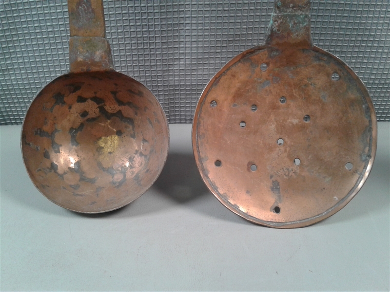 Vintage Copper And Brass Items 