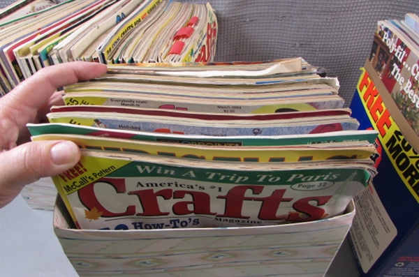 HUGE Lot of Crafting Magazines- Over 100!