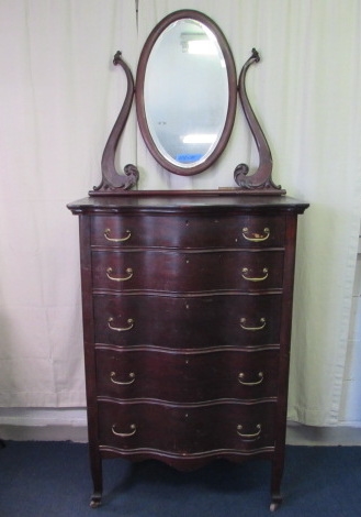 Antique Dresser W/Mirror
