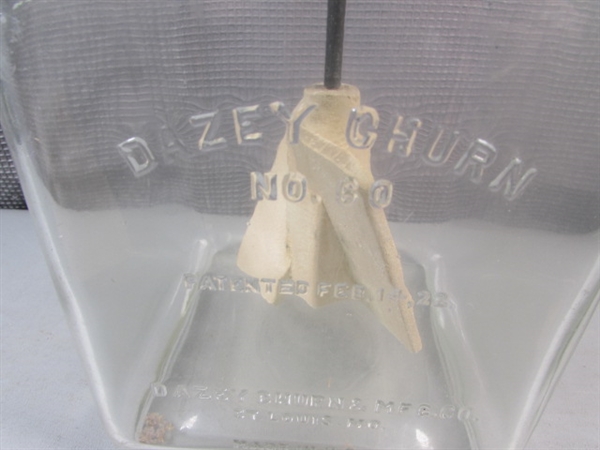 Antique Glass Dazey Churn #60