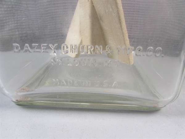 Antique Glass Dazey Churn #60