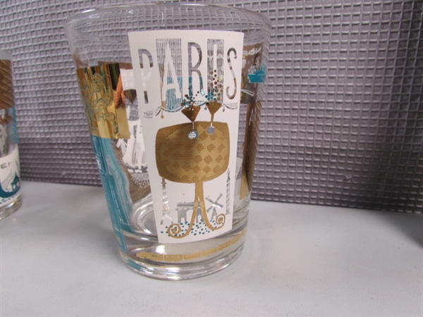 Glass Tumblers of the World Set of 7