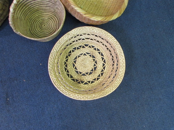 Wicker and Woven Baskets of All Kinds