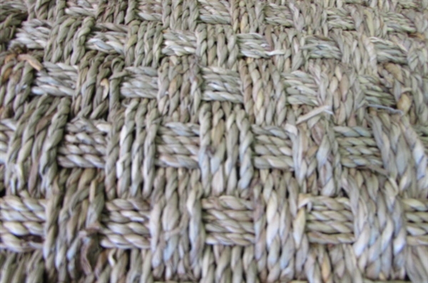 Safavieh Natural Fiber Collection NF114X Border Basketweave Seagrass Area Rug, 8' x 10'