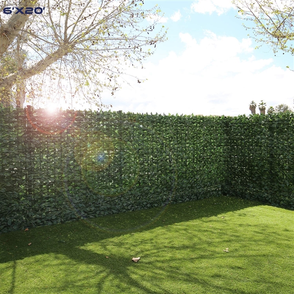 Artificial Hedge Faux Ivy Fence Privacy Screen