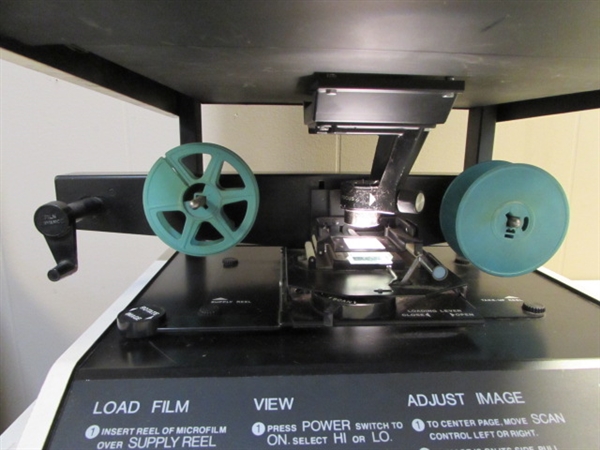 DUKANE MICROFILM READER