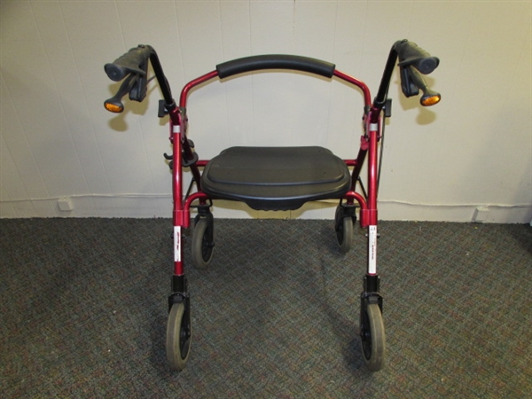 NOVA MINI MACK HEAVY DUTY WALKER WITH SEAT