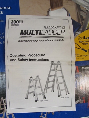 WERNER TELESCOPING MULTI-LADDER & ACCESSORIES