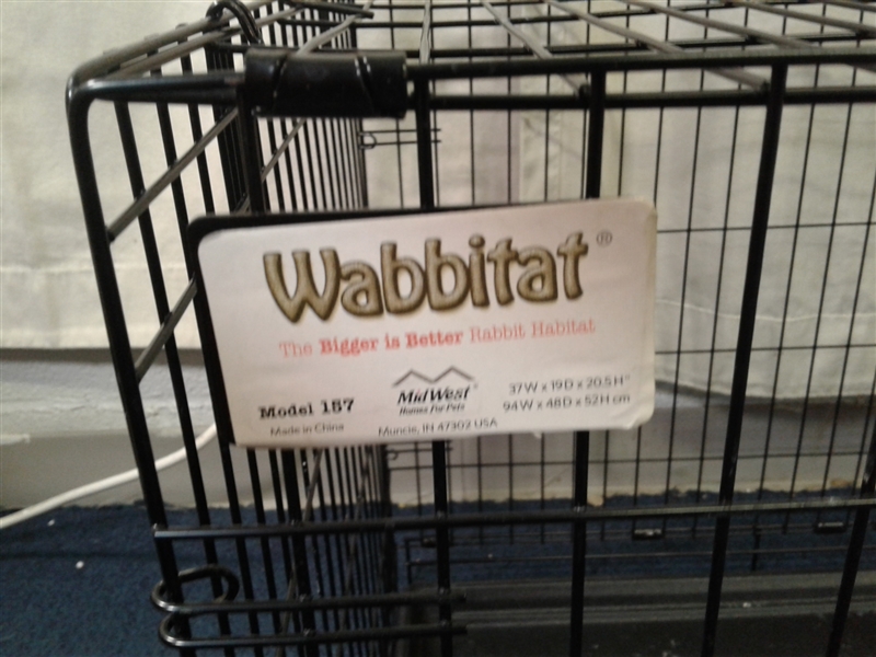  Midwest Wabbitat Folding Rabbit Cage