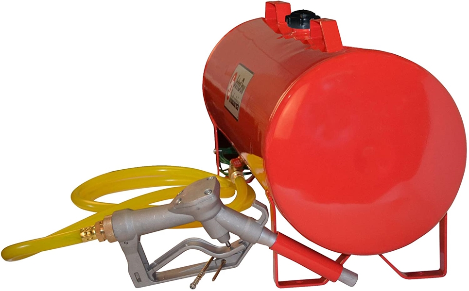 John Dow Industries JDI-FST15 15-Gallon Steel Portable Fuel Station Gas Can Red