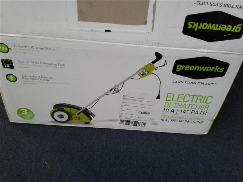 Greenworks 10 Amp 14-Inch Corded Dethatcher,