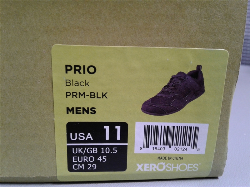 Xero Shoes Prio - Men's Running Shoe Size 11 - Fitness, Athletic Zero Drop Sneaker