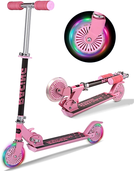 Pink Folding Scooter 