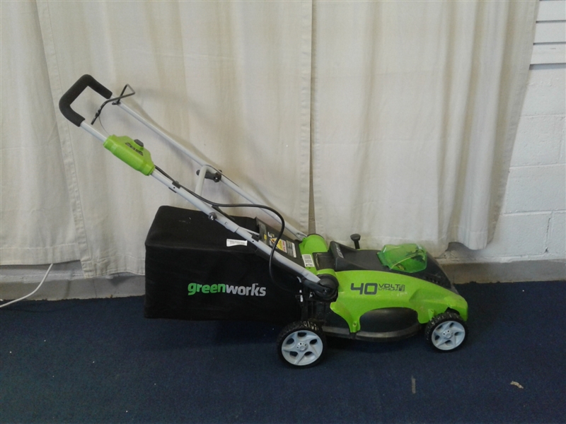  Greenworks G-MAX 40V 16'' Cordless Lawn Mower with 4Ah Battery