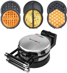 Health & Home 3 in 1 Waffle Maker