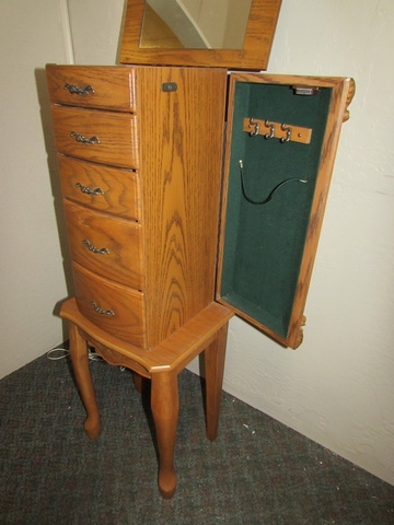 SMALL JEWELRY ARMOIRE